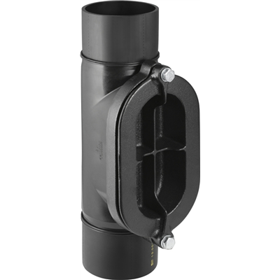 Geberit PEH RENSRÖR 90° Ø 200 MM